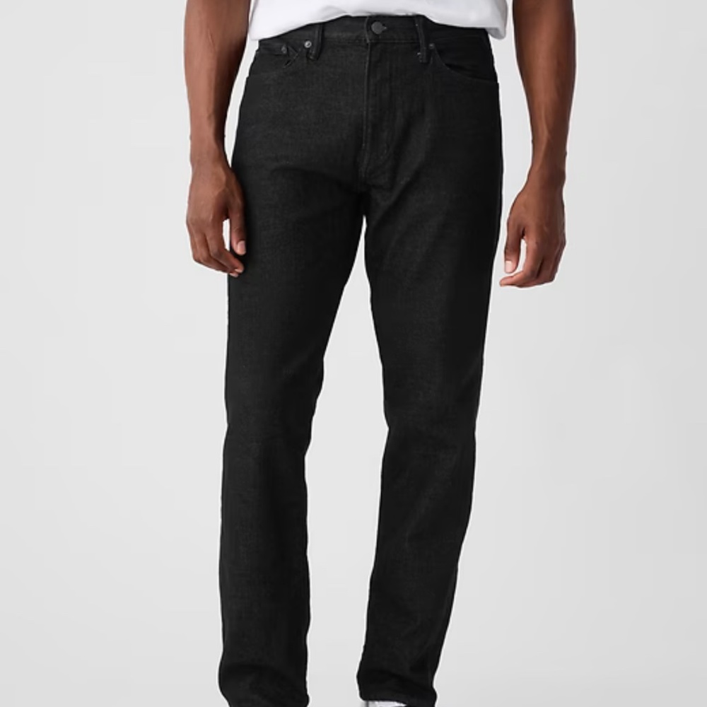 Gap Flex Straight Black Jeans